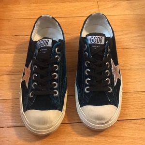 Golden Goose Velvet Sneakers